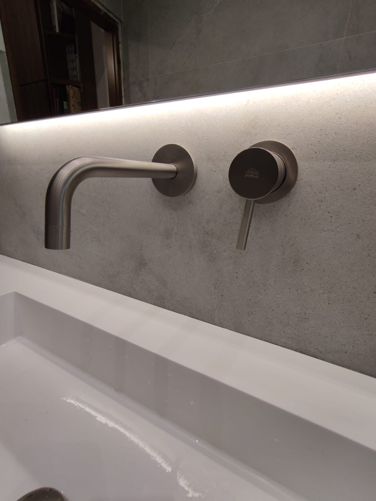 Miscelatore ad incasso lavabo Light Cromo Satinato