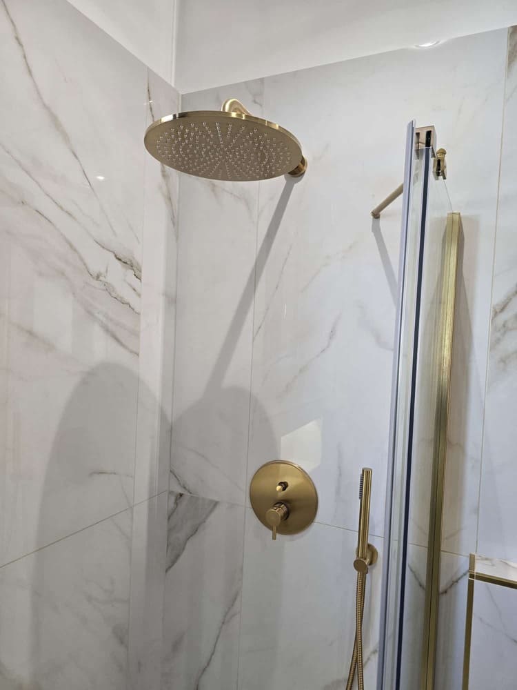 Set doccia ad incasso Light Oro Spazzolato