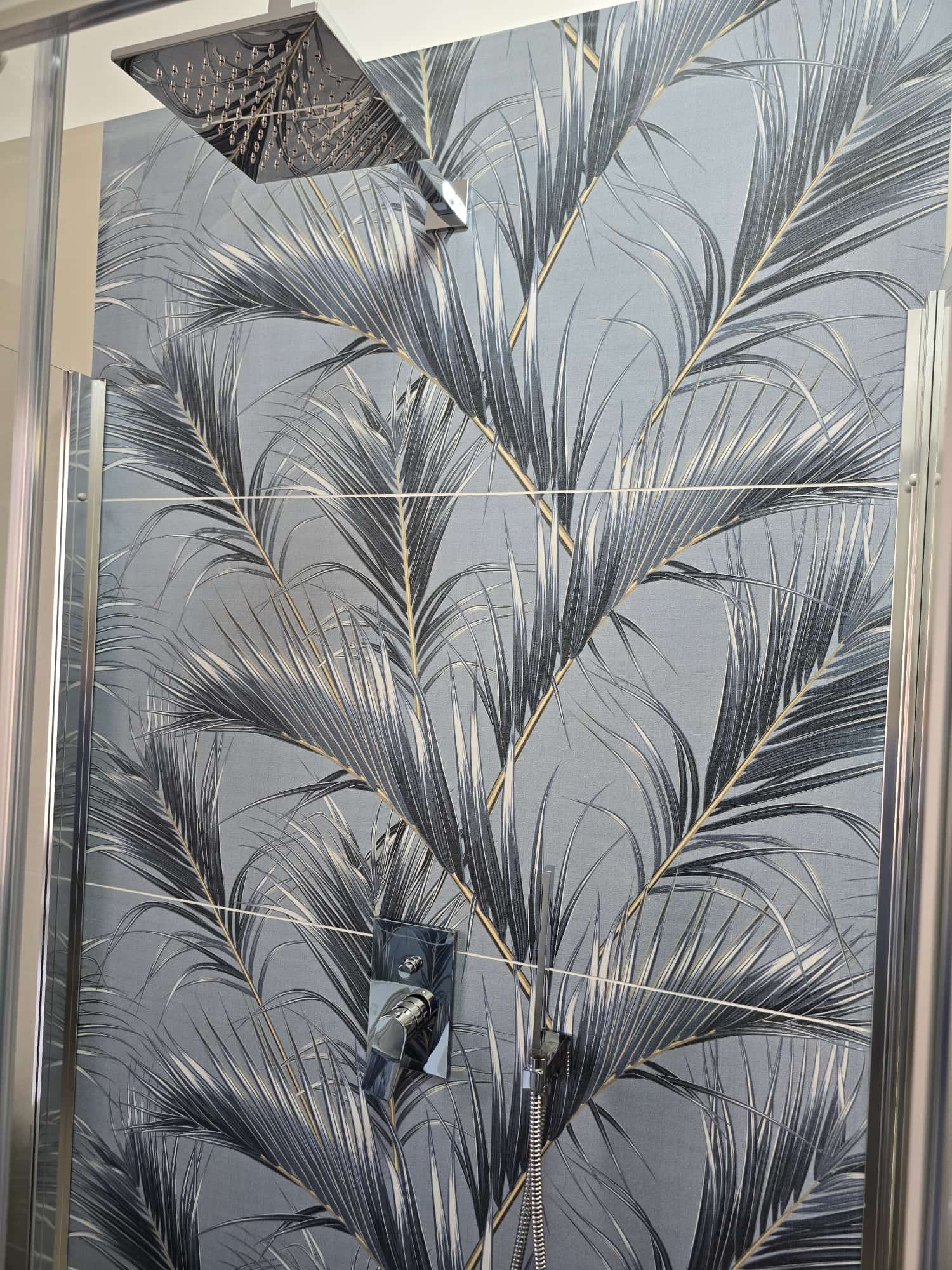Piastrella per rivestimento in gres 60x120 effetto palme