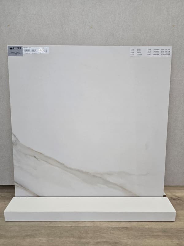 Piastrella per pavimento e rivestimento in gres 60x60 Prestigio Calacatta Oro