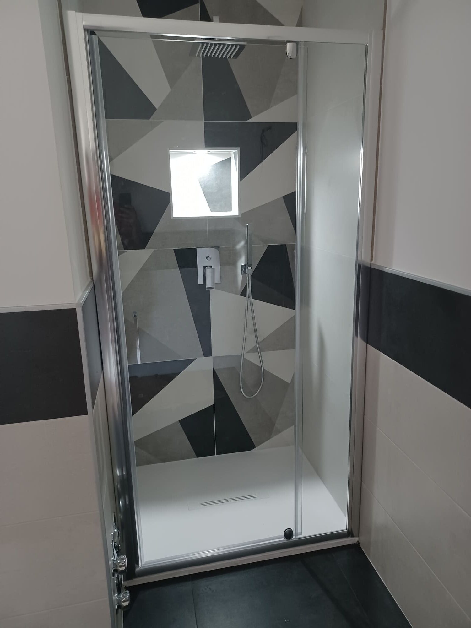 Porta doccia battente 100 cm
