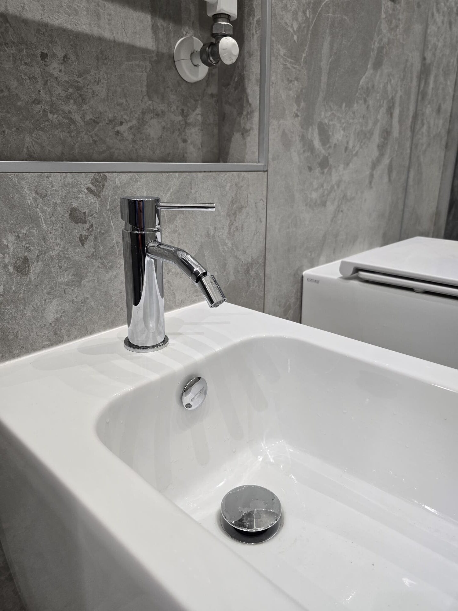 Miscelatore per bidet light cromato