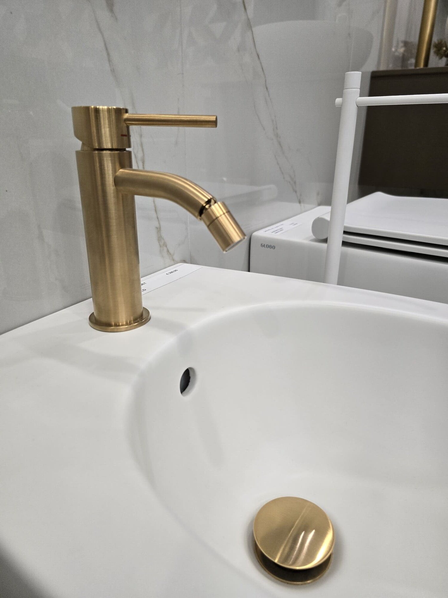 Miscelatore per bidet light oro