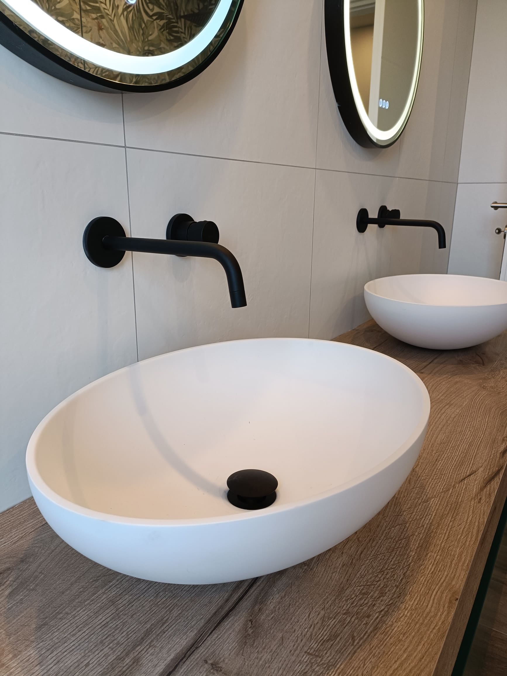 Miscelatore ad incasso lavabo light nero opaco