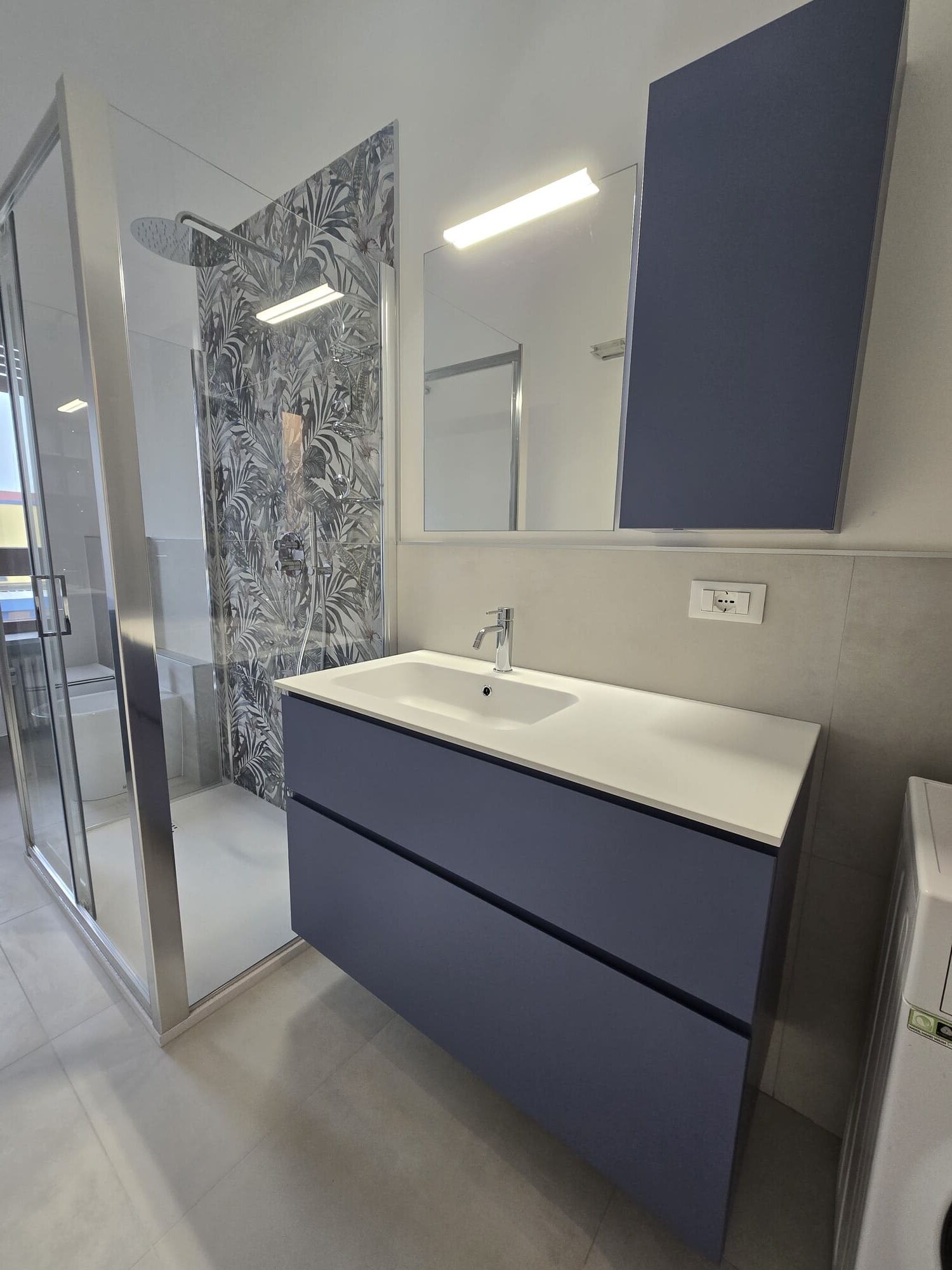 Composizione mobile bagno Blu Colombia